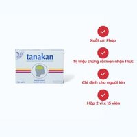 Viên nén Tanakan 40mg điều trị các triệu chứng rối loạn nhận thức ở người lớn tuổi (2 vỉ x 15 viên)