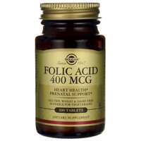 Viên nén thực vật Solgar Folic Acid  400 mcg