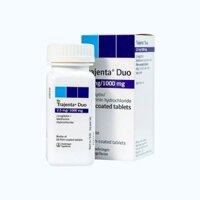 Viên nén Trajenta duo 2.5mg/1000mg điều trị đái tháo đường type 2 (chai 14 viên)