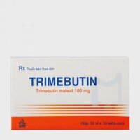 Viên nén Trimebutin 100mg trị đau, rối loạn tiêu hóa, hội chứng ruột kích thích (10 vỉ x 10 viên)