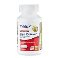 Viên NénGiảm Đau EQUATE Extra Strength Acetaminophen, 500 mg, Hủ 200 Viên
