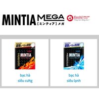 Viên ngậm bạc hà siêu the mát  Mintia Mega Nhật Bản hộp 50 viên siêu lớn