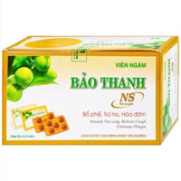 Viên ngậm Bảo Thanh NS Không Đường – Hỗ trợ điều trị ho, bổ phế (Hộp 20 vỉ x 5 viên)