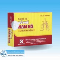 Viên ngậm Bổ phế Nam Hà trị ho, viêm phế quản