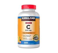 Viên Ngậm Bổ Sung Vitamin C Kirkland Signature Chewable Vitamin C 500mg 500 Viên