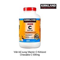 Viên Ngậm C 500mg Kirland Nhập Từ Mỹ