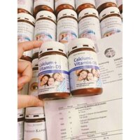 Viên ngậm Canxi + Vitamin D3 vị socola Đức 150 viên