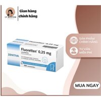 Viên ngậm chắc răng , ngừa sâu răng cho bé Zentiva Fluoretten 0,25mg hộp 300 viên Nội Địa Đức