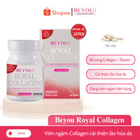 Viên ngậm Chống Lão Hóa BEYOU ROYAL COLLAGEN  từ Nhật Bản giúp hỗ trợ làm đẹp da, giảm nếp nhăn hộp 90 viên