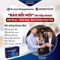 Viên ngậm giải rượu thảo dược Kingsay 12viên/hộp