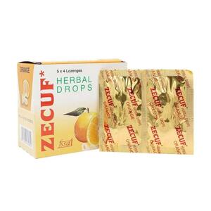 Viên Ngậm Giảm Ho Zecuf Herbal Drops Xanh