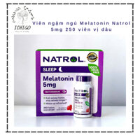 Viên ngậm giúp ngủ ngon Natrol Melatonin Sleep 5mg