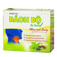 Viên ngậm ho Bách Bộ Mom And Baby Tất Thành, hỗ trợ làm giảm các triệu chứng ho gió, ho khan