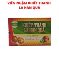 Viên ngậm ho thảo dược - Khiết Thanh La Han Quả- Hộp 3 vỉ x 8 viên