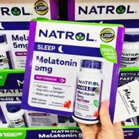 Viên ngậm hỗ trợ giấc ngủ Natrol Melatonin Sleep 5mg Extra Strength, 250 viên