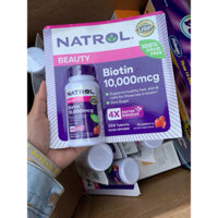 Viên Ngậm Hỗ Trợ Mọc Tóc Natrol Biotin 5000mcg 250 Viên Biotin 5000 mcg 2026