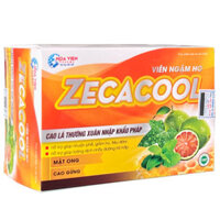 Viên ngậm ho Zecacool, hỗ trợ nhuận phế, giảm ho, giảm đau rát họng