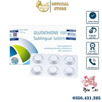 Viên ngậm KARMEL trắng da Glutathione 100mg Sublingual Tablets