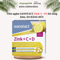 Viên ngậm SANOTACT Zink+C +D3 hàng Đức