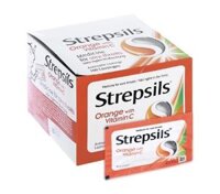 Viên ngậm Strepsils Orange With Vitamin C (Gói 2 viên)