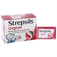 Viên ngậm Strepsils Original kháng khuẩn, giảm đau họng ( 1 viên)