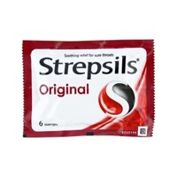 Viên ngậm Strepsils Original  LOZENGES kháng khuẩn, giảm đau họng ( 1 viên)
