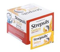 Viên ngậm Strepsils Soothing Honey & Lemon (Gói 2 viên)