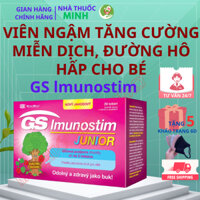 Viên ngậm tăng đề kháng GS Imunostim junior - Viên ngậm cây sồi ( hộp 20 viên )