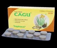 Viên Ngậm Trị Ho Cagu (Hộp 20 Viên)
