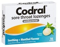 Viên ngậm trị ho Codral 16 viên của Úc