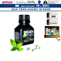 Viên Ngậm & Uống Thơm Miệng Breath Pearls Hộp 50 Viên Của Úc - Giải Quyết Nhanh Vấn Đề Hôi Miệng, Che Tên Kín Đáo