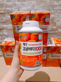 Viên Ngậm Vita C Quýt Đảo Jeju Tangerine Vita 1000 Hàn Quốc