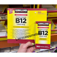 Viên ngậm vitamin B12 Kirkland 1200mcg, 360 viên