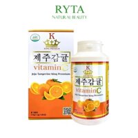 Viên ngậm Vitamin C Jeju Tangerine King Premium 365 viên - RYTA NATURAL BEAUTY