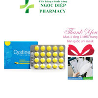 Viên ngăn rụn tóc Cystine B6 Bailleul hỗ trợ mọc tóc chắc khỏe và loạn dưỡng móng giúp sáng da ngừa mụn Hộp 20 viên