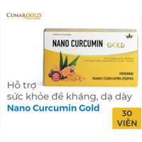 Viên nghệ nano tăng đề kháng và bảo vệ dạ dày Kingphar Nano Curcumin Gold 30 viên