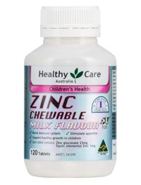 Viên nhai bổ sung kẽm cho trẻ em Healthy Care