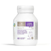 Viên Nhai Bổ Sung Lysine Hỗ Trợ Tăng Chiều Cao Cho Trẻ Từ 6 Tuổi Trở Lên - Bio Island Của Úc 60 Viên