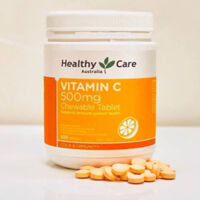Viên Nhai Bổ Sung Vitamin C 500mg Healthy Care Úc 500 viên