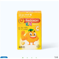 Viên nhai bổ sung Vitamin C BAYER Redoxon Kid (Hộp 60 viên)