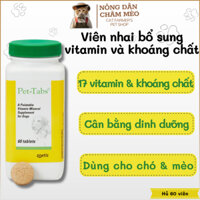 Viên nhai bổ Vitamin và khoáng chất cho chó mèo Zoetis - Pet Tabs