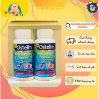 Viên nhai canxi Ostelin Kids Calcium & Vitamin D3 2y+ hương trái cây