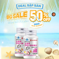Viên Nhai Canxi Sắt Folic Cho Bà Bầu - Đồng Nhân Đường 60 Viên '