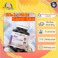 Viên nhai canxi sữa Healthycare Úc cho bé hộp 60 viên