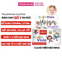 Viên nhai Doppelherz Aktiv Kinder Visio Lọ 60 viên - hỗ trợ đôi mắt bé khỏe mạnh, thị lực tốt thêm lutein- Thomsoncare