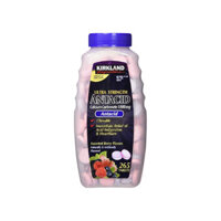Viên Nhai Hỗ Trợ Chống Đầy Hơi Kirkland Signature Ultra Strength Antacid Calcium Carbonate 1000mg | Hộp 265 viên