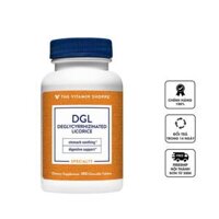 Viên nhai hỗ trợ giảm loét dạ dày The Vitamin Shoppe DGL