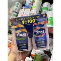 VIÊN NHAI HƯƠNG TRÁI CÂY TUMS ANTACID LỌ 100 VIÊN