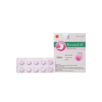 Viên nhai Kremil-S làm dịu các triệu chứng đầy hơi, đau dạ dày (10 vỉ x 10 viên)