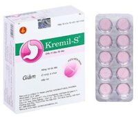 Viên nhai Kremil-S làm dịu các triệu chứng đầy hơi, đau dạ dày (10 vỉ x 10 viên)